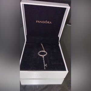 Pandora key necklace